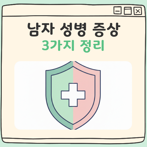 남자 성병 증상 대표 이미지