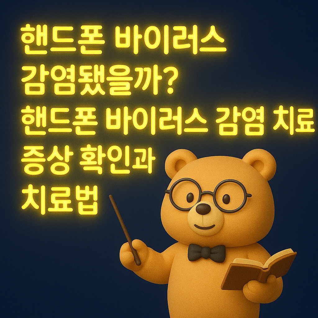 핸드폰 바이러스 감염됐을까 핸드폰 바이러스 감염 치료 증상 확인과 치료법