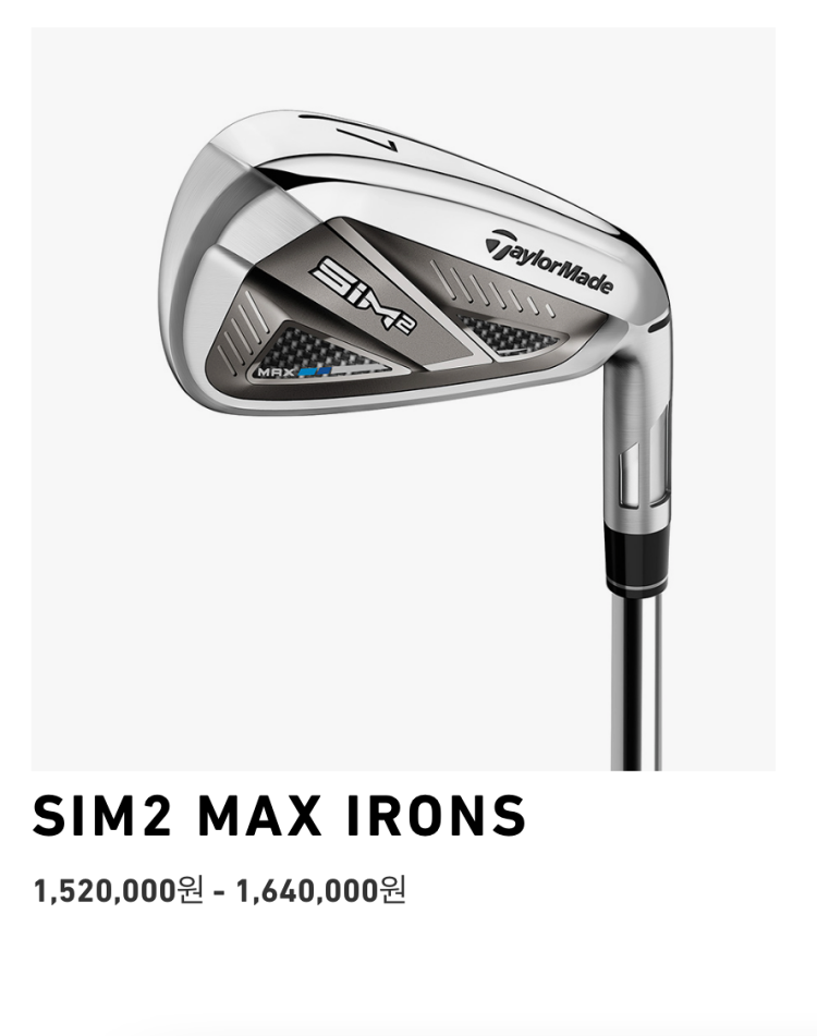 SIM2 Max 아이언