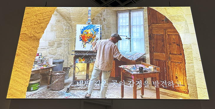 다비드-자맹-전시-영상