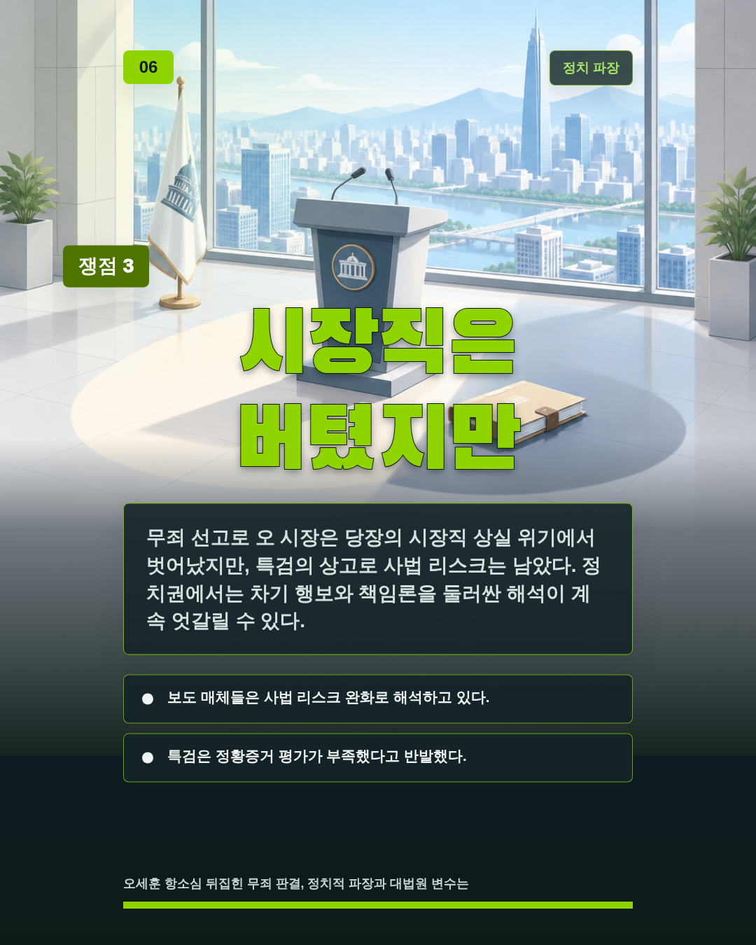 시장직은 버텼지만