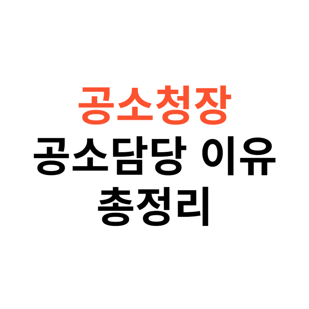 공소청장 직무 권한 수사권 없이 공소만 담당하는 이유