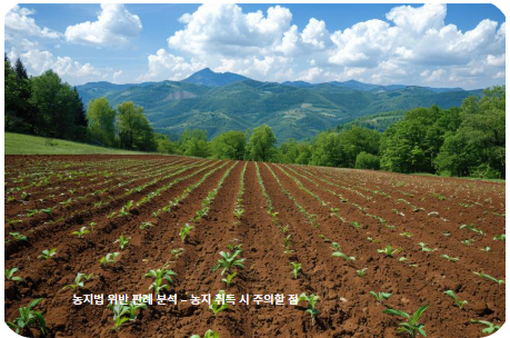 농지법 위반