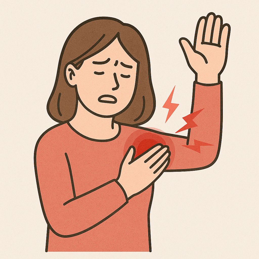 팔을 들 때 통증이 생기는 원인과 관련질환