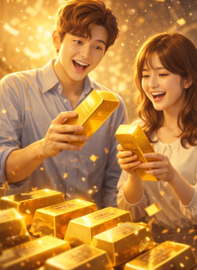 금덩이 꿈해몽 – 응축된 재물과 기회의 상징