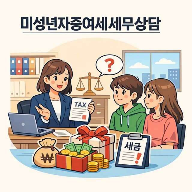 미성년자증여세세무상담
