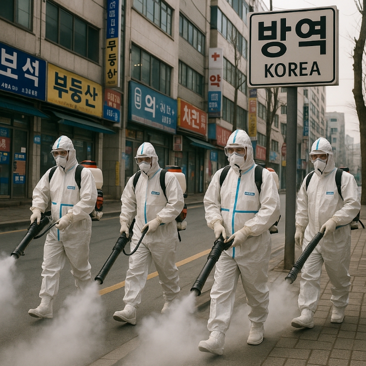 방역 관련 자료 사진