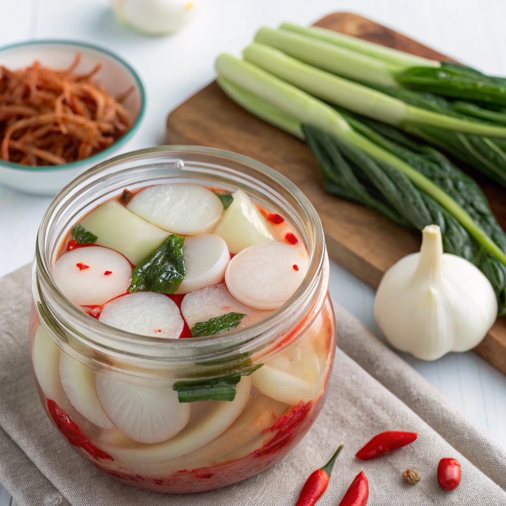 아작한 겨울무 동치미