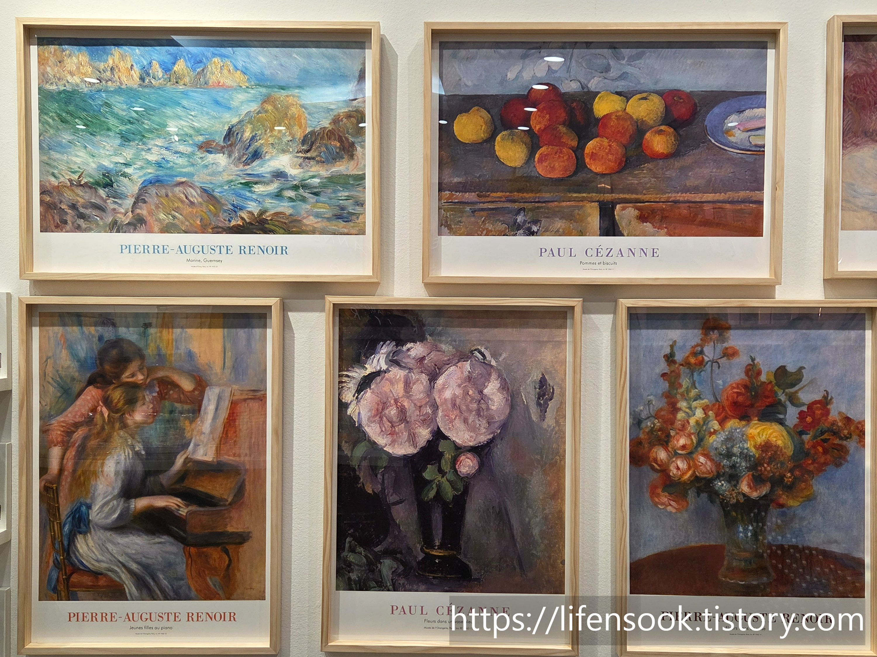 오랑주리 오르세 미술관 특별전 그림 액자