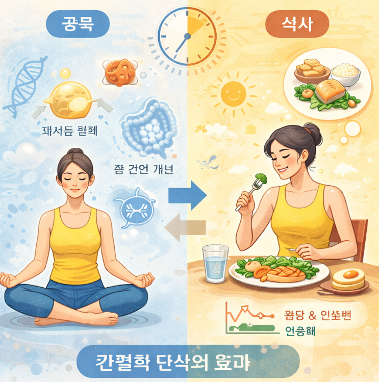 공복 시간이 몸에 미치는 변화, 간헐적 단식이 주목받는 이유