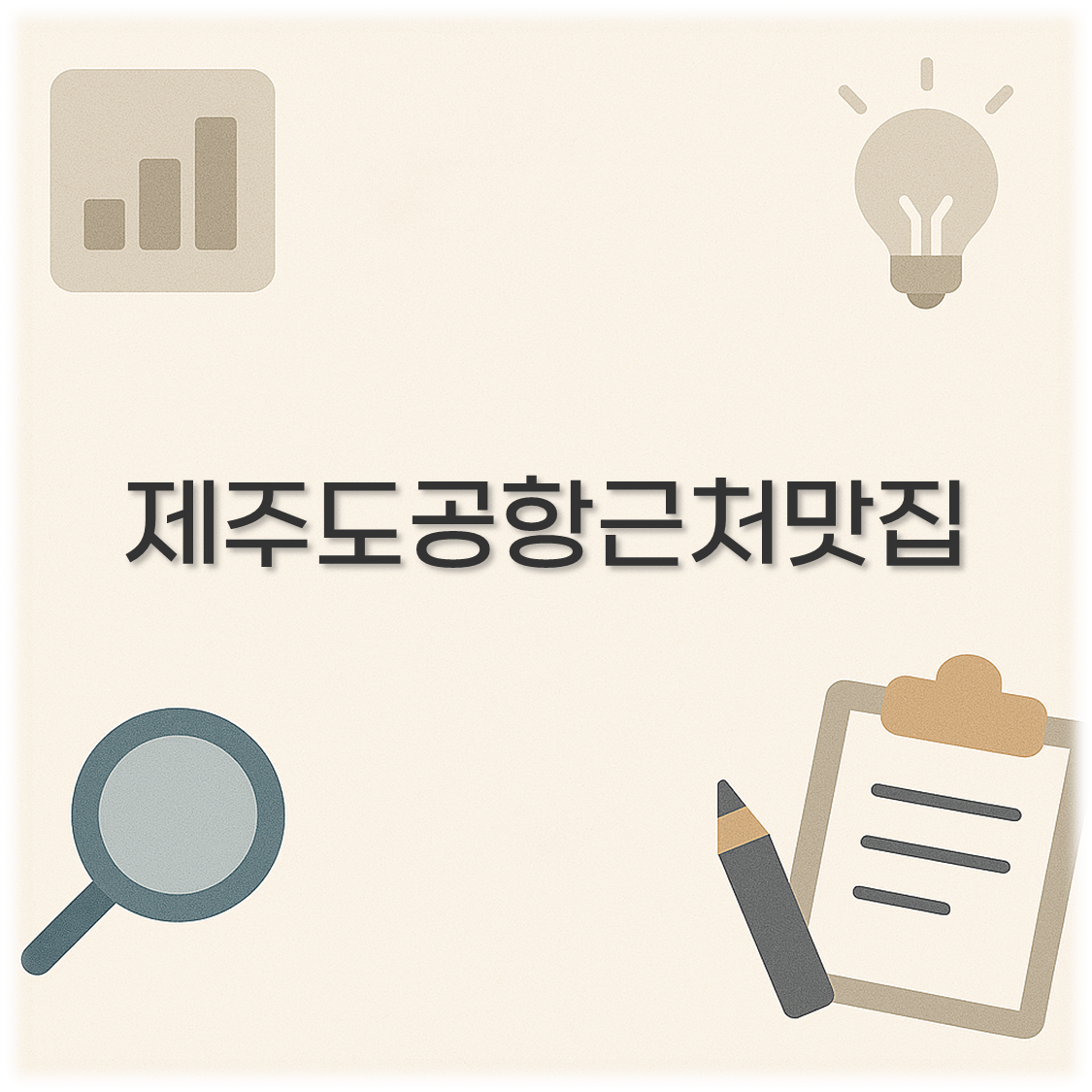 제주도공항근처맛집