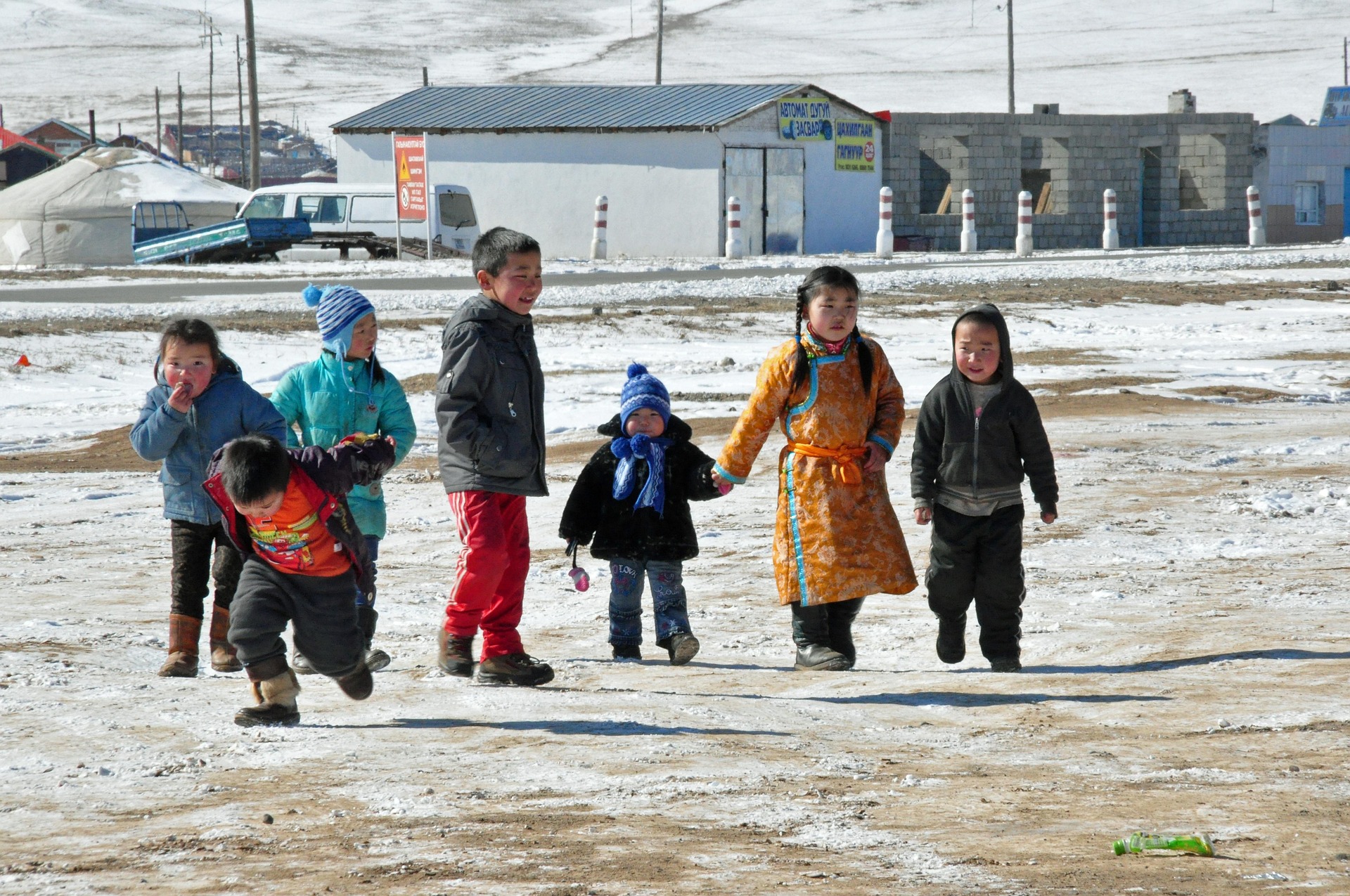 어린이 겨울 외투