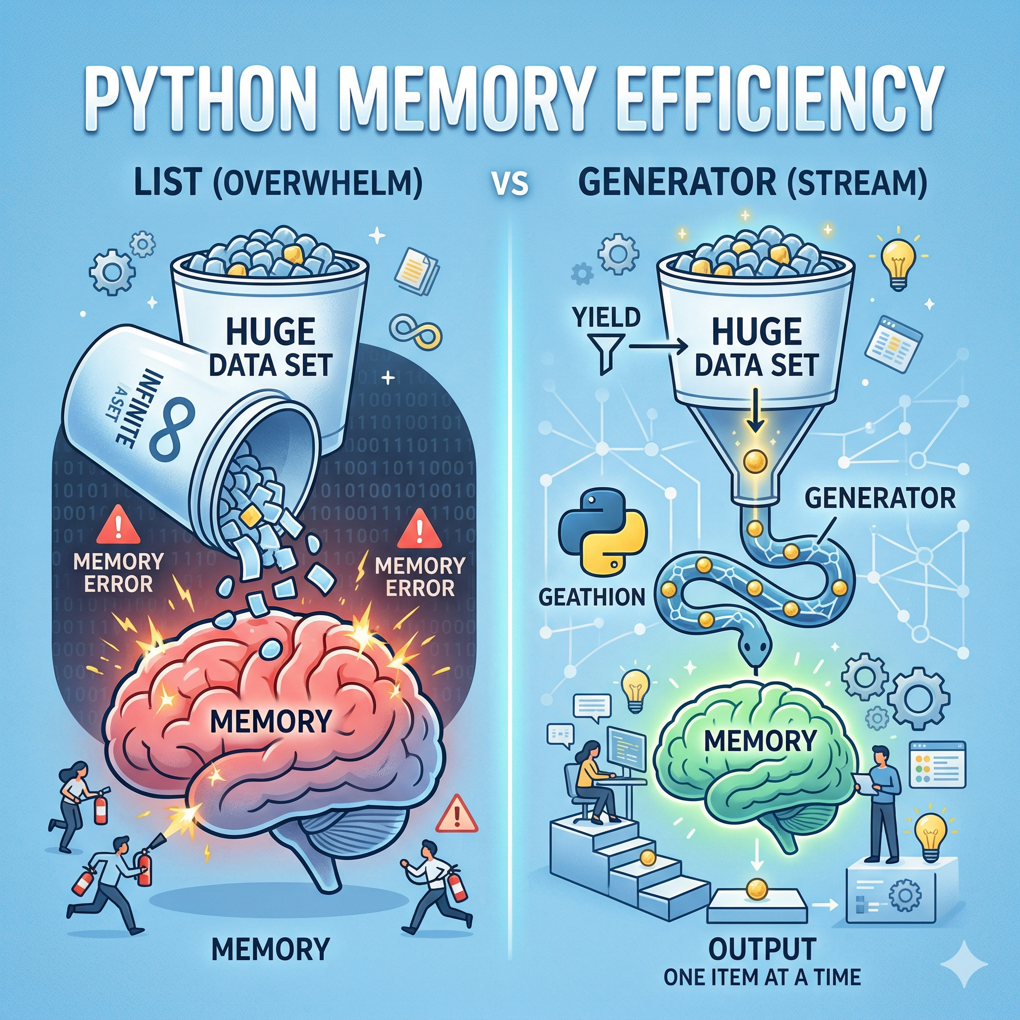 리스트(List) vs 제너레이터(Generator)