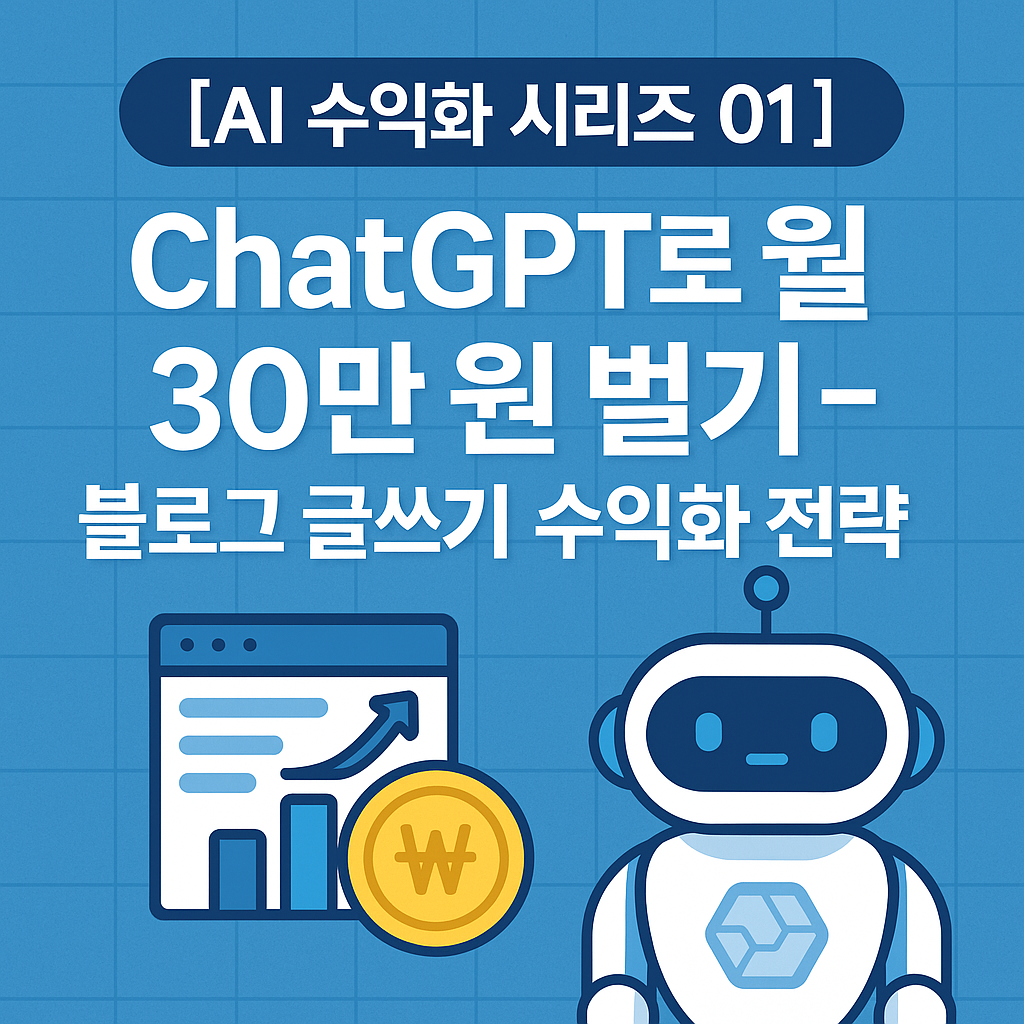 ChatGPT로 월 30만 원 벌기