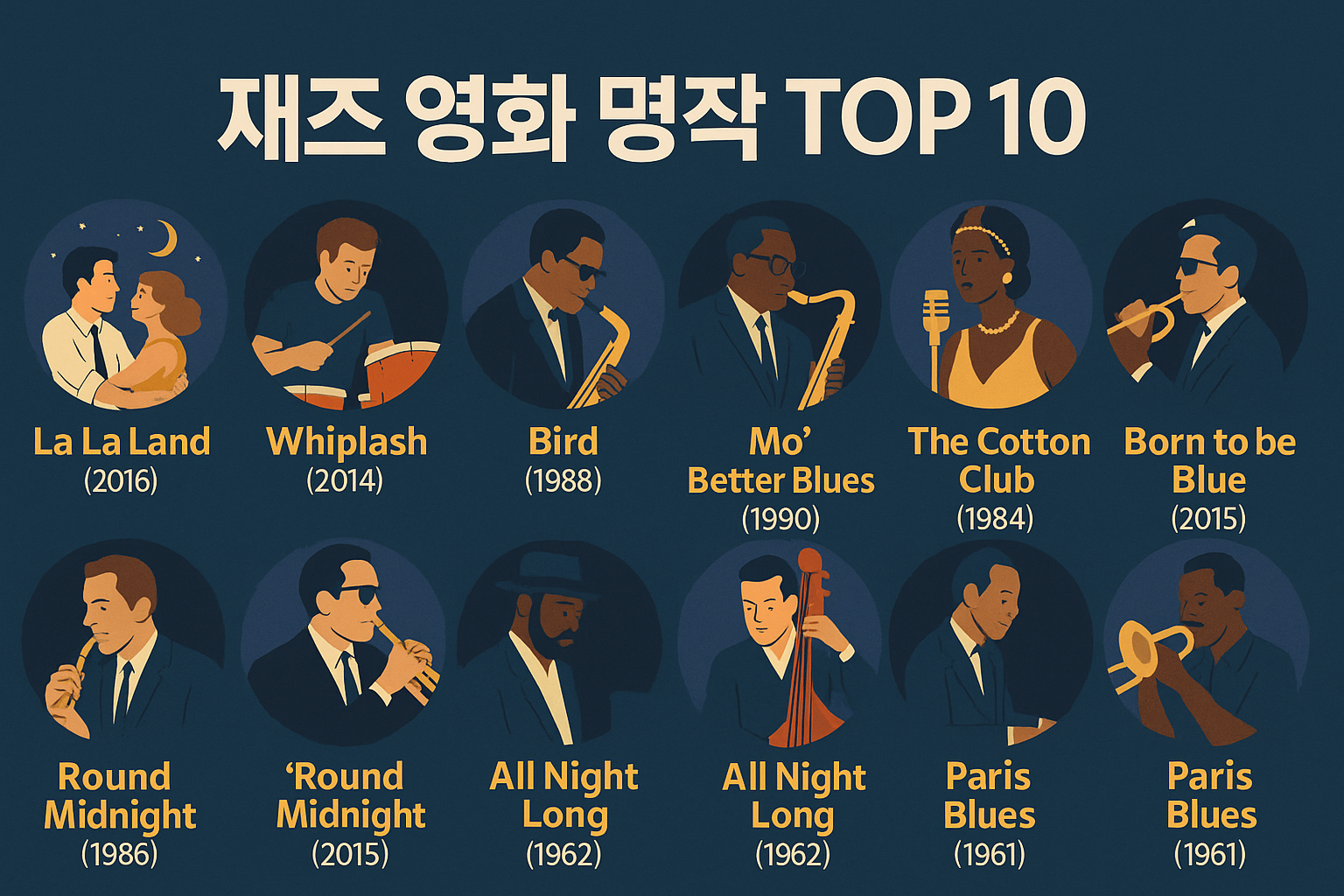 음악과 열정이 빛나는 재즈 영화 추천 리스트