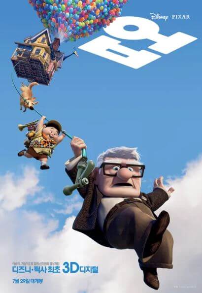 피트 닥터 감독의 감정 캐릭터화, 어린이 관객을 위한 설계, 대표작 '업'