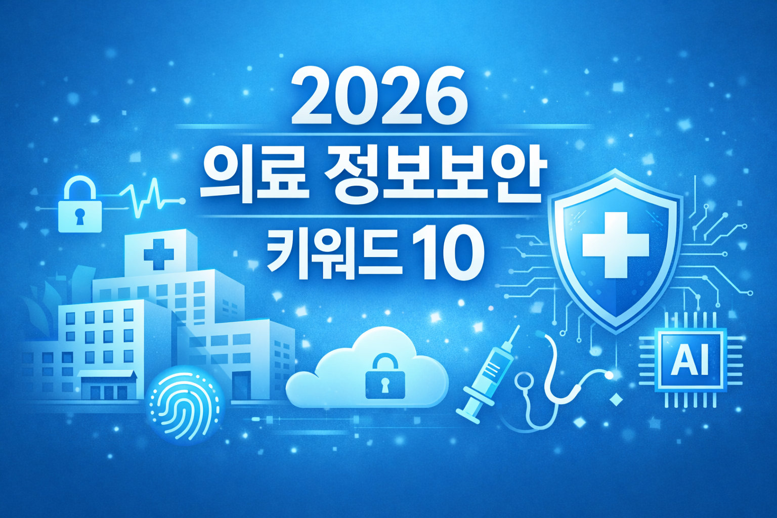 대한병원정보보안협회가 2026년 의료환경에서의 정보보안 키워드 10을 선정했다. 의료 AI 거버넌스, 개인정보 책임 강화, IoMT&middot;의료기기 보안, 제로트러스트, 클라우드 책임 모델, 랜섬웨어 복원력 등 의료기관 보안 정책 수립과 운영 방향의 기준으로 활용될 전망이다