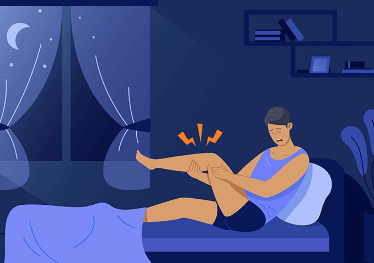 자다가 다리에 쥐가 나는 이유