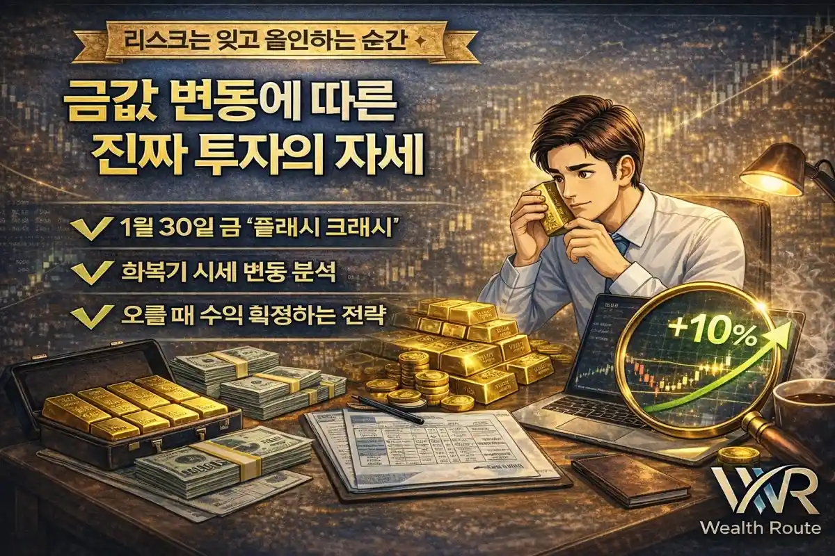 썸네일. 금 매수 매도 시점 잡기 : 금값 변동에 따른 진짜 투자의 자세