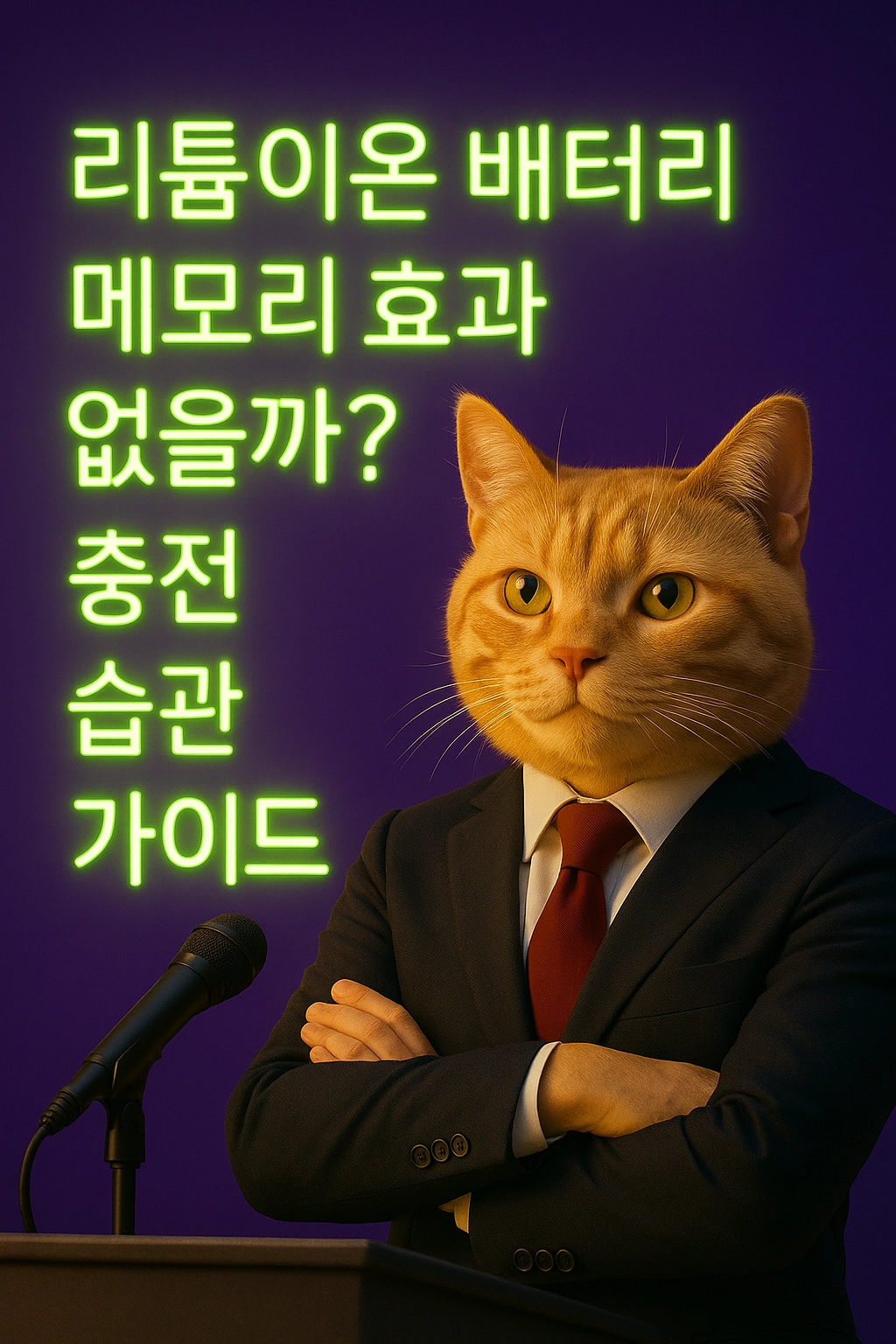 리튬이온 배터리 메모리 효과 없을까 충전 습관 가이드