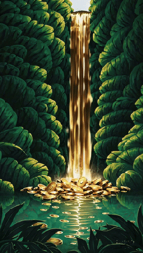 돈이 들어오는 그림