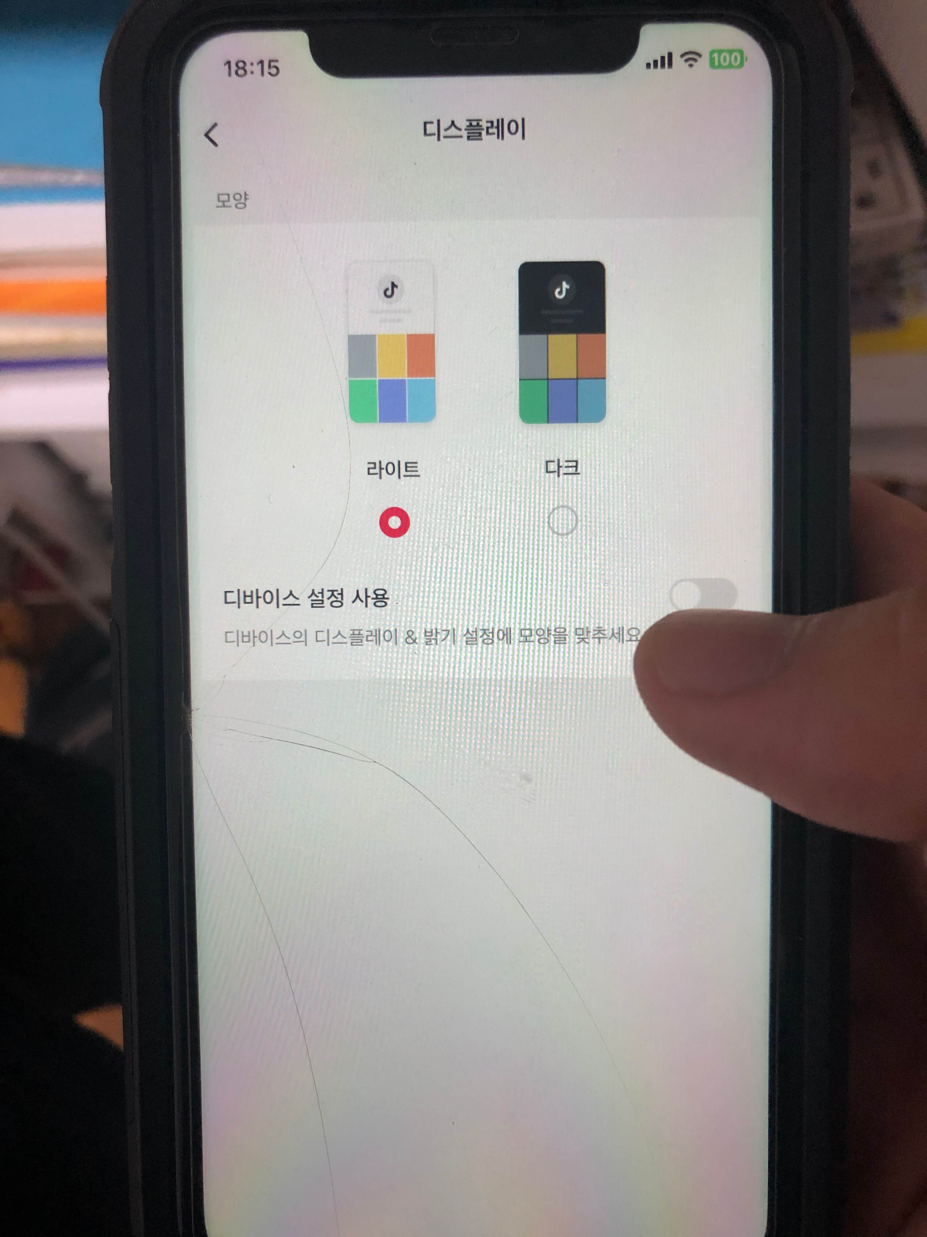 라이트 모드