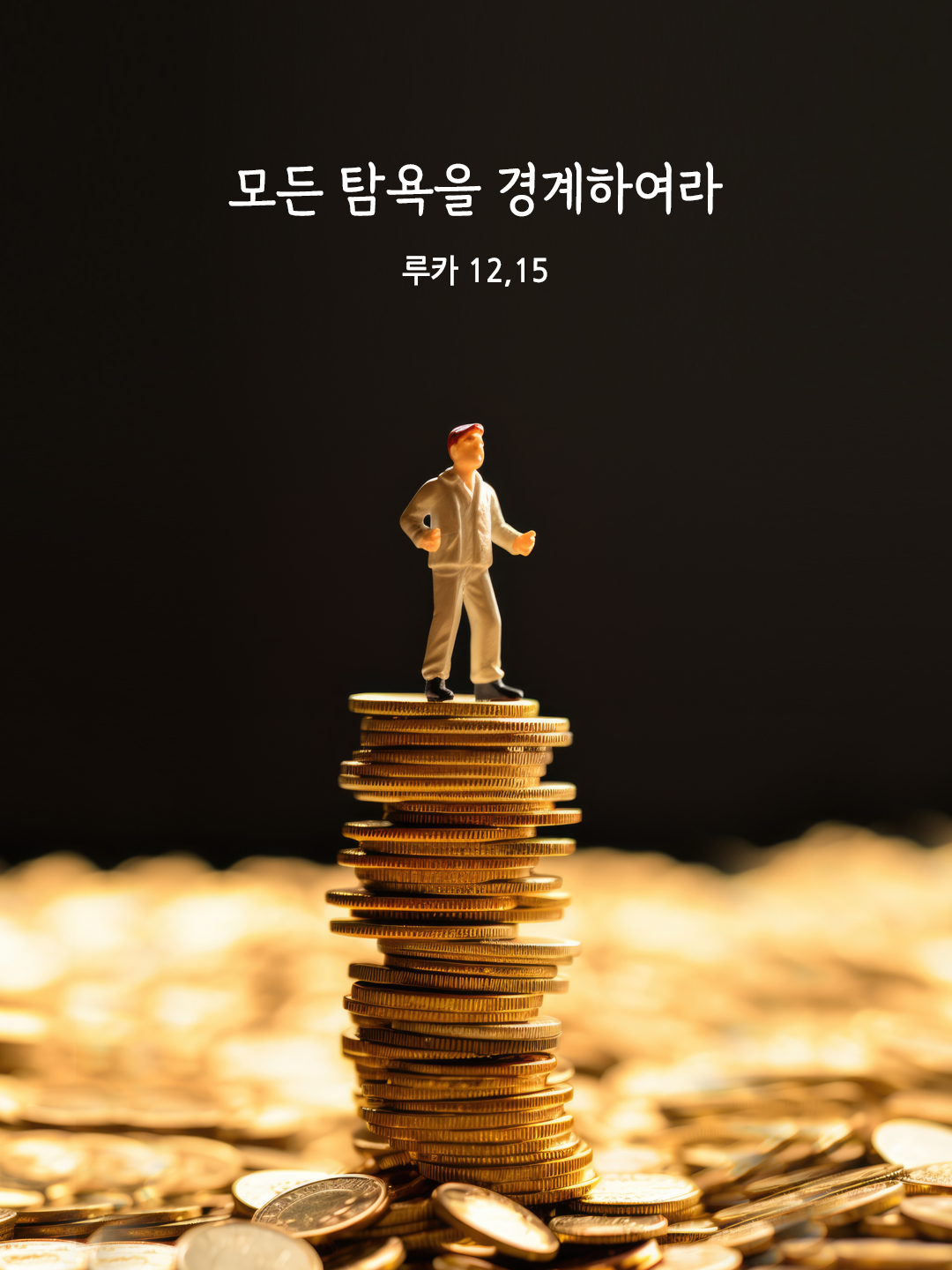 모든 탐욕을 경계하여라. (루카 12&#44;15)