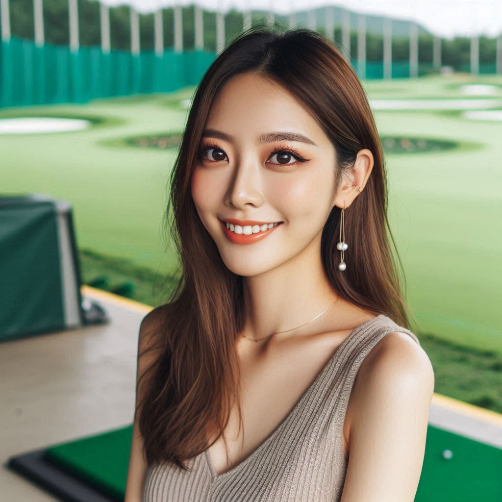 실외골프연습장 배경