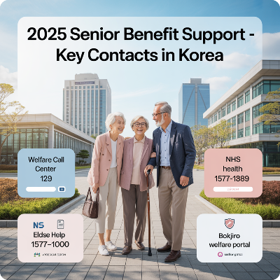 65세 이상 노인(고령자) 혜택 지원금 이미지