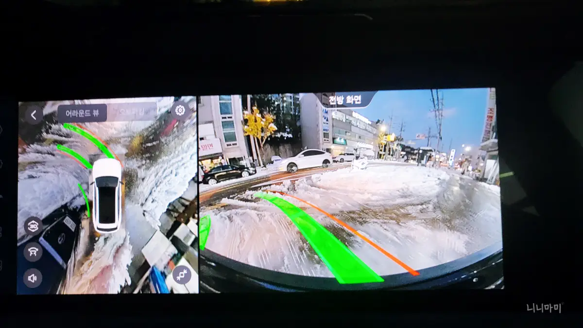 르노그랑콜레오스-스노우모드-눈길운전2