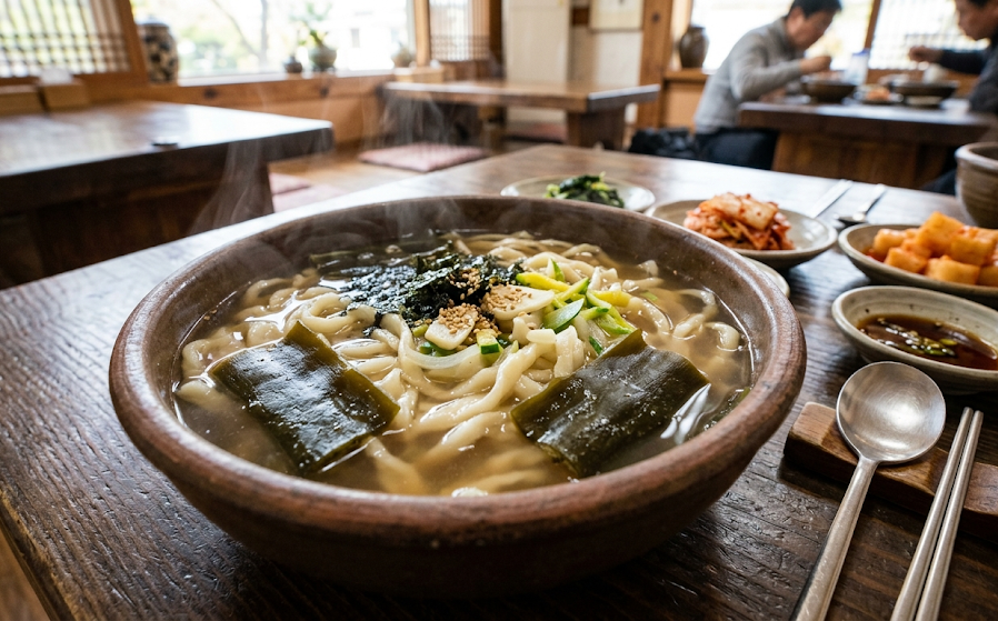다시마 칼국수 레시피