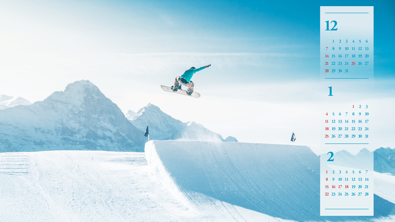 05 점프 B - 2026년1월 달력배경화면