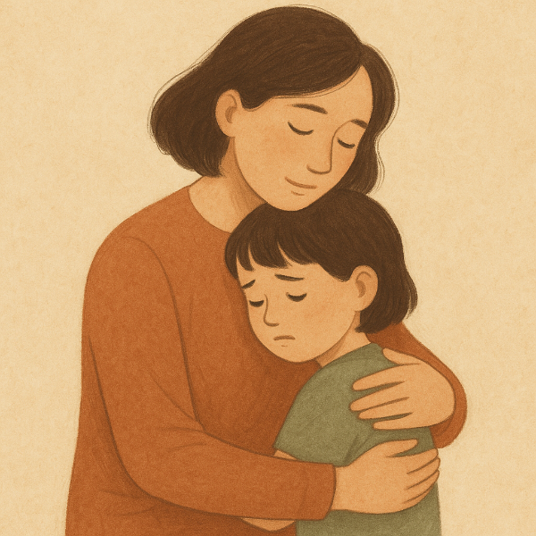 어린 시절 트라우마가 성인 정신에 미치는 영향 관련 일러스트 이미지