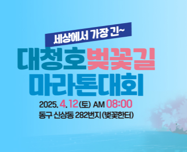 2025년 대청호벚꽃길마라톤대회
