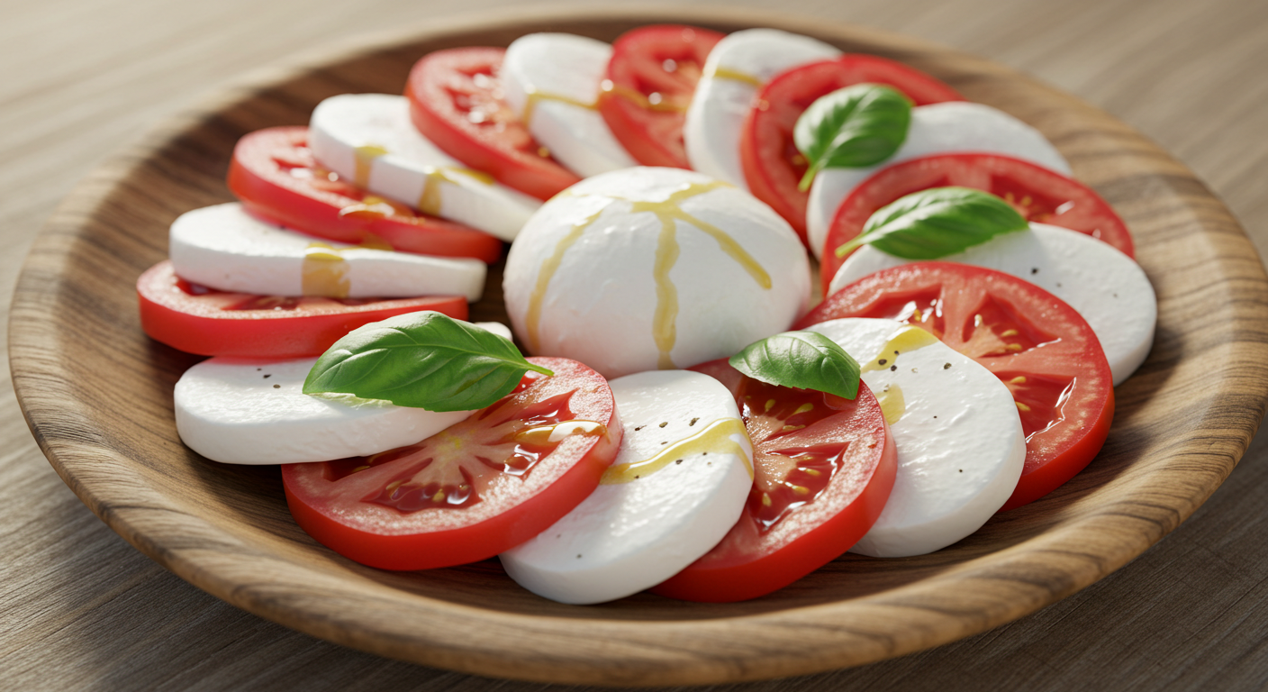 올리브 오일 활용 카프레제