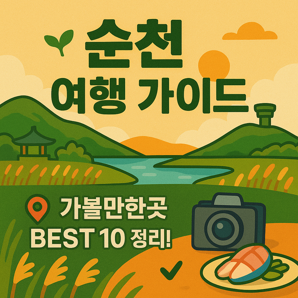 순천 가볼만한곳 베스트10