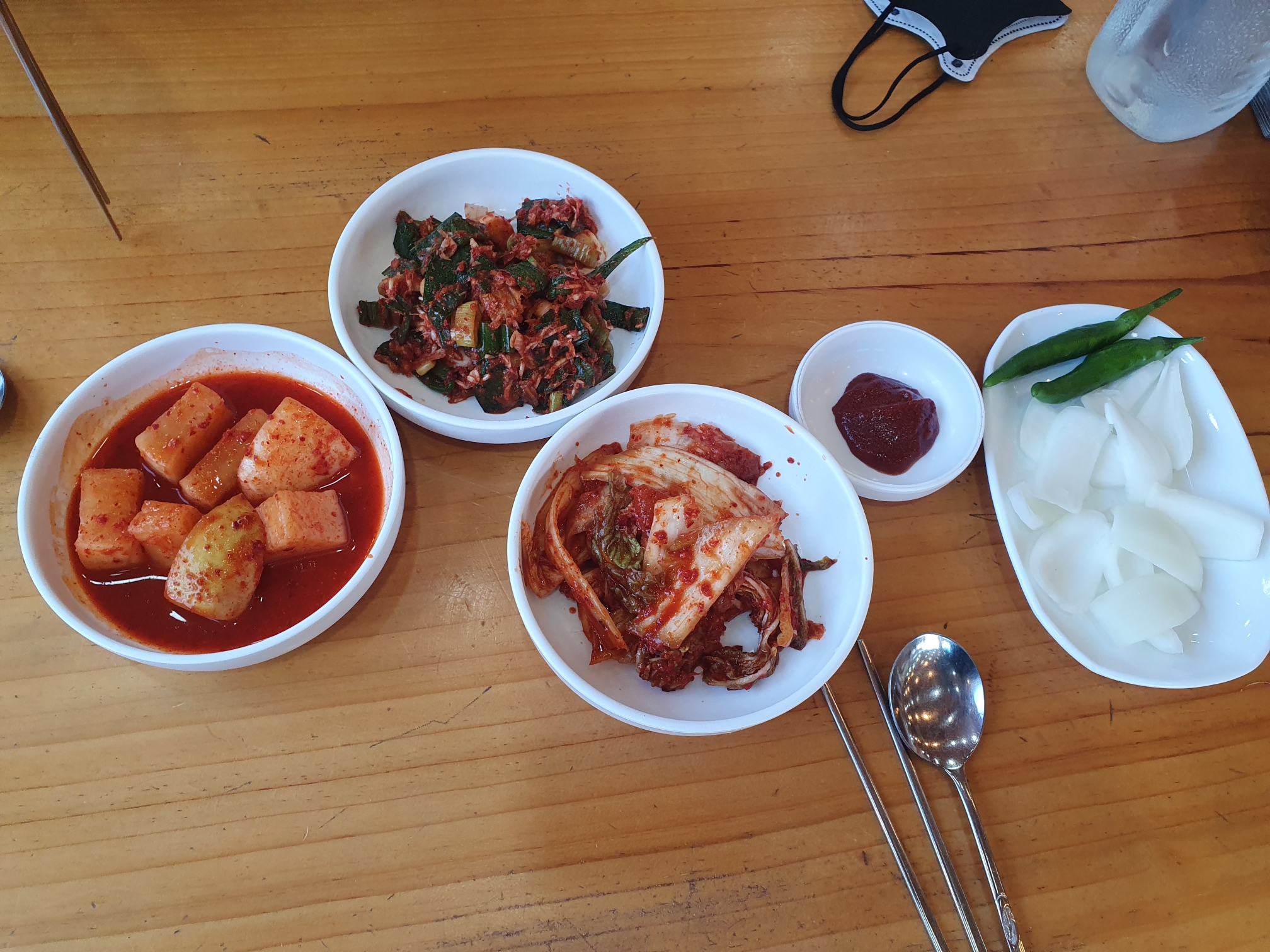 관저동 점심식사 하기 좋은 천복순대국밥 밑반찬