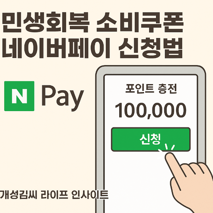 민생회복 소비쿠폰 네이버페이로 받는 방법,네이버페이 소비쿠폰 신청,소비쿠폰 실적 기준,소상공인 가맹점 사용처,네이버페이 포인트 사용법