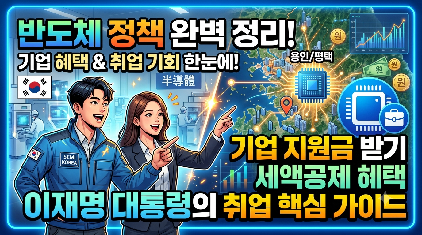 이재명 반도체 정책 핵심 정리, 소부장 기업 지원 및 투자 혜택 관련사진