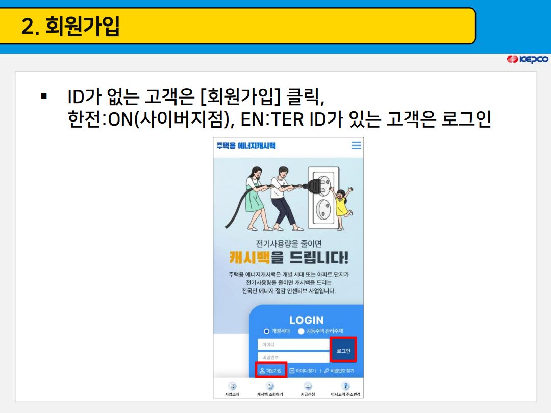캐시백 신청 방법_이미지 출처: 한국전력공사