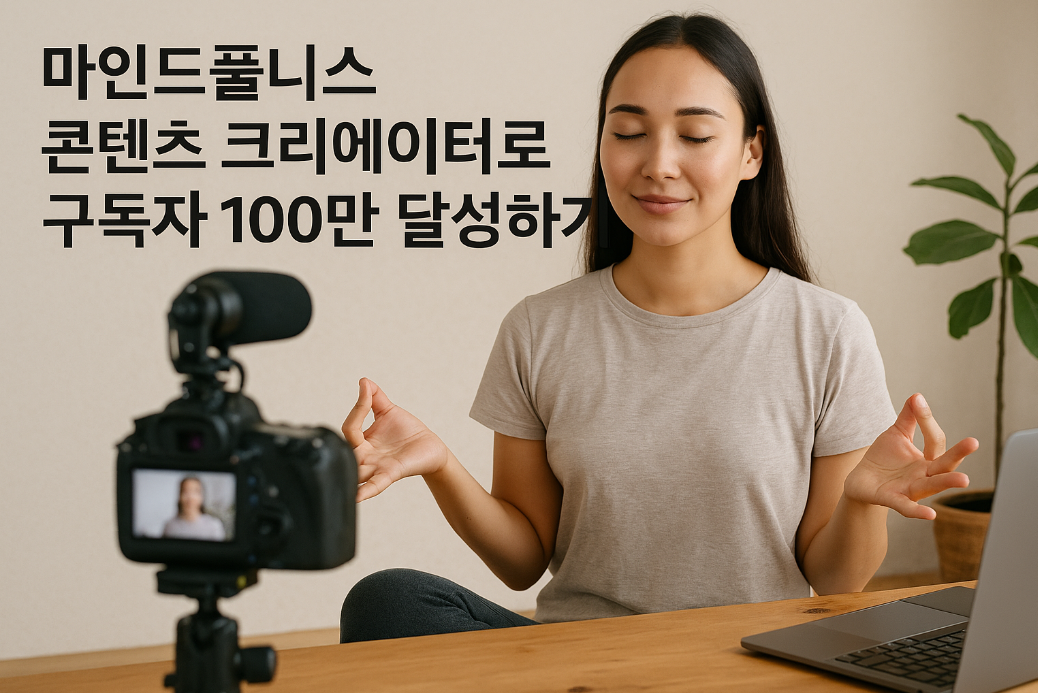 마인드풀니스 콘텐츠 크리에이터로 구독자 100만 달성하기