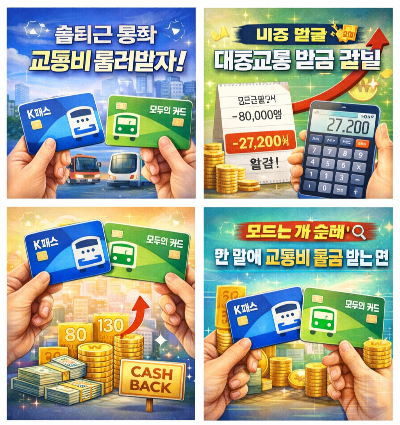 K패스 모두의카드 차이점 정리