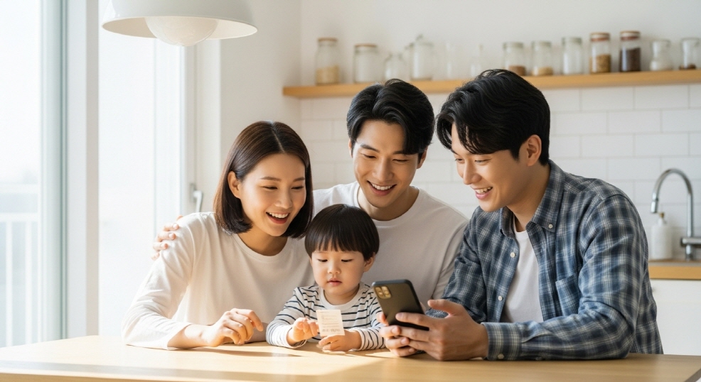 수령액 확인