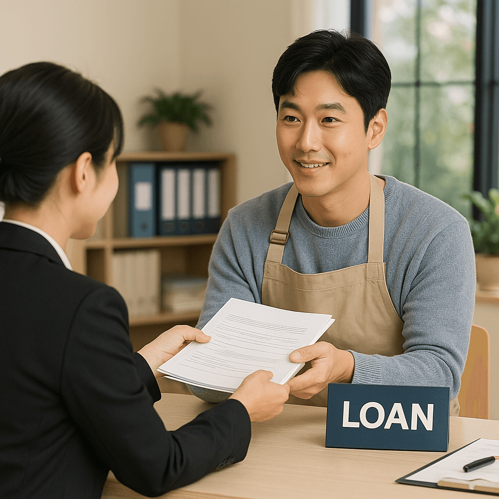 소상공인 정부지원 서류 - 사진