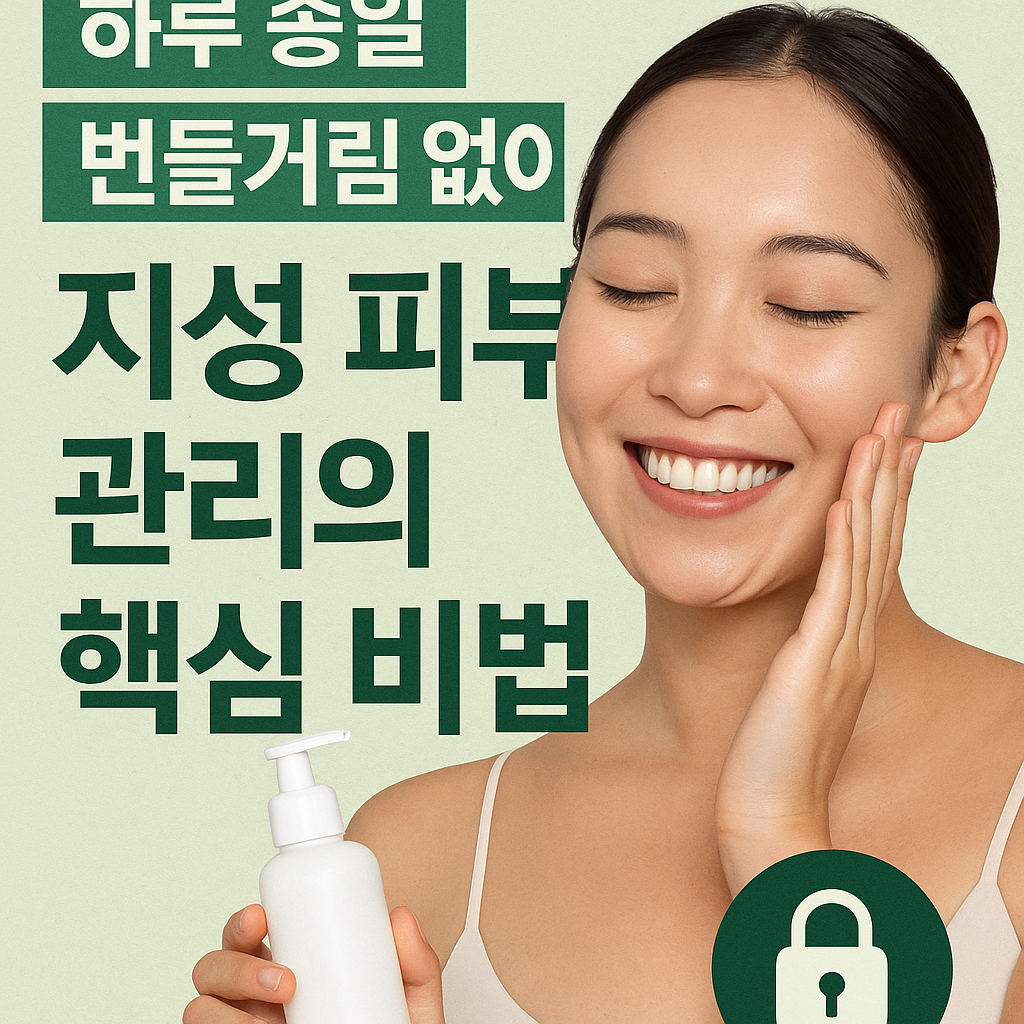 지성 피부 관리