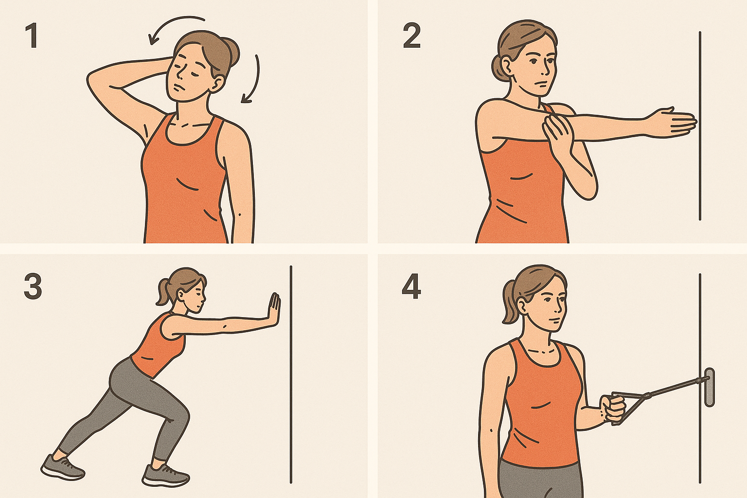 어깨통증 예방 스트레칭