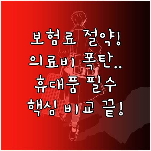 해외여행자 보험료 아끼는 법: 의료비..