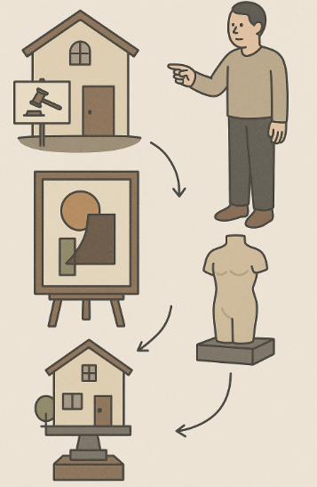 낙찰 부동산 예술작품