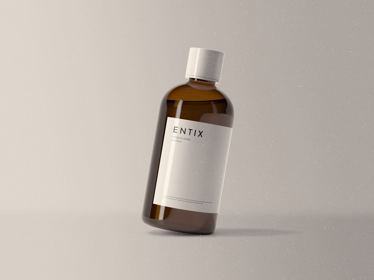 Medicine Bottle Mockup(의약품 용기 목업)