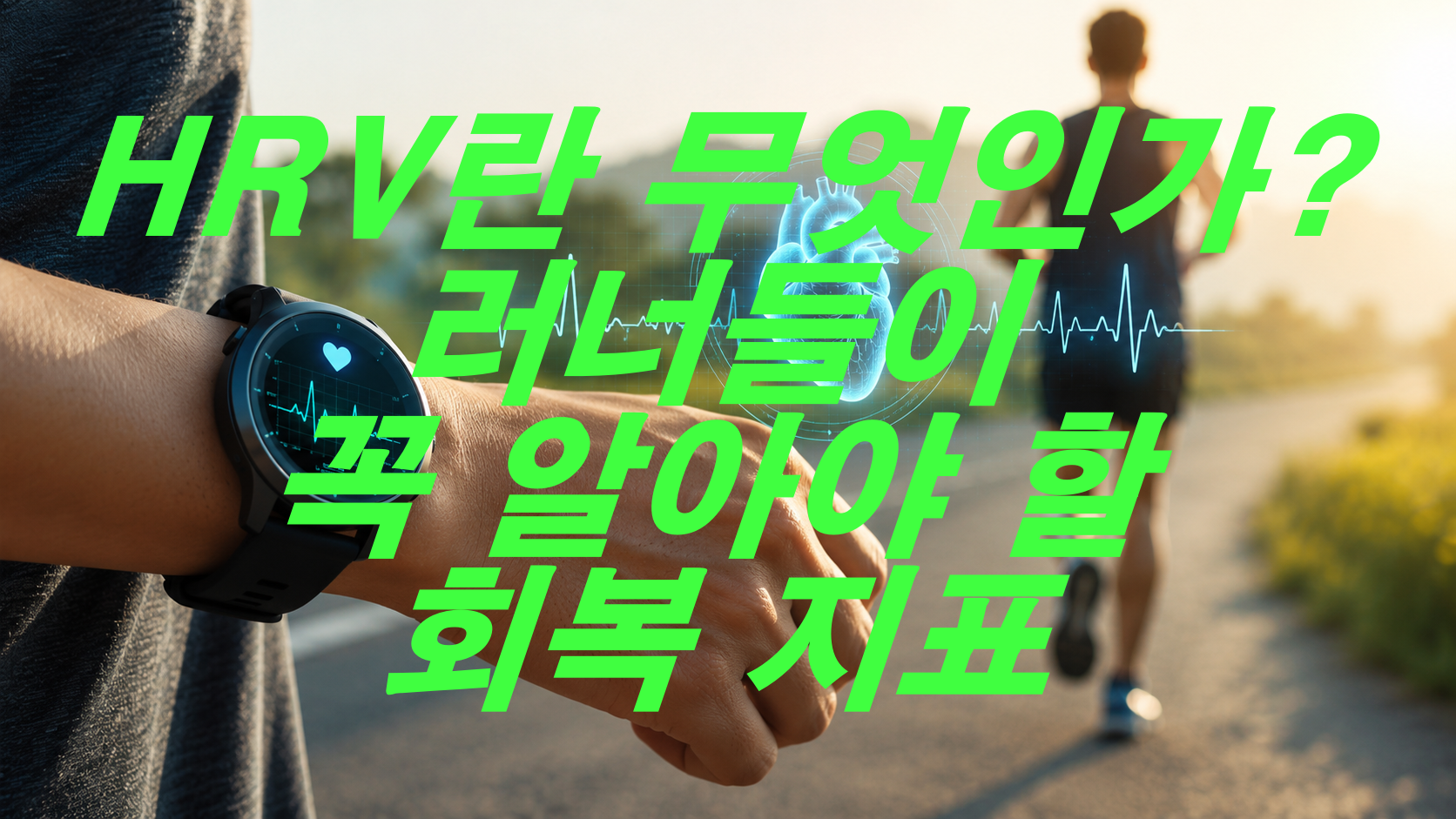 HRV란 무엇인가? 러너들이 꼭 알아야 할 회복 지표